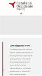 Mobile Screenshot of lineaseguros.com